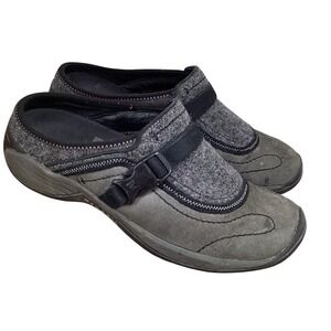 MERRELL Encore Sidestep Clogs Mules J66624 Women's Sz 8.5 Shadow Gray